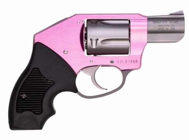 CHARTER ARMS THE PINK LADY OFF DUTY .32 MAG. ALUMINUM 6 SHOT 2IN FIXED CONCEALED PINK STAINLESS STEEL 53251 - Taurus Savings